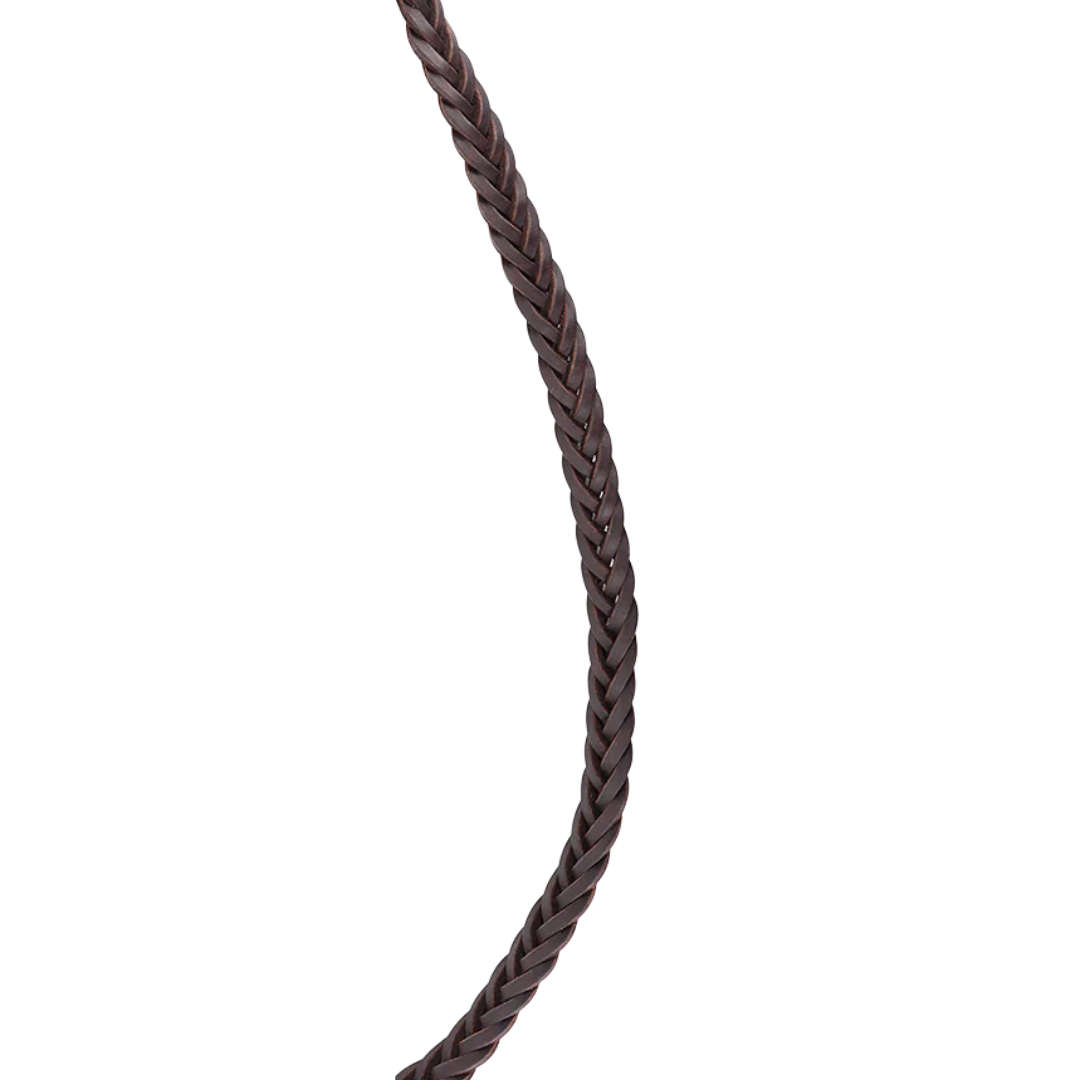 Martin Saddlery 5/8" Braided Roping Reins 3 Plait Latigo Leather