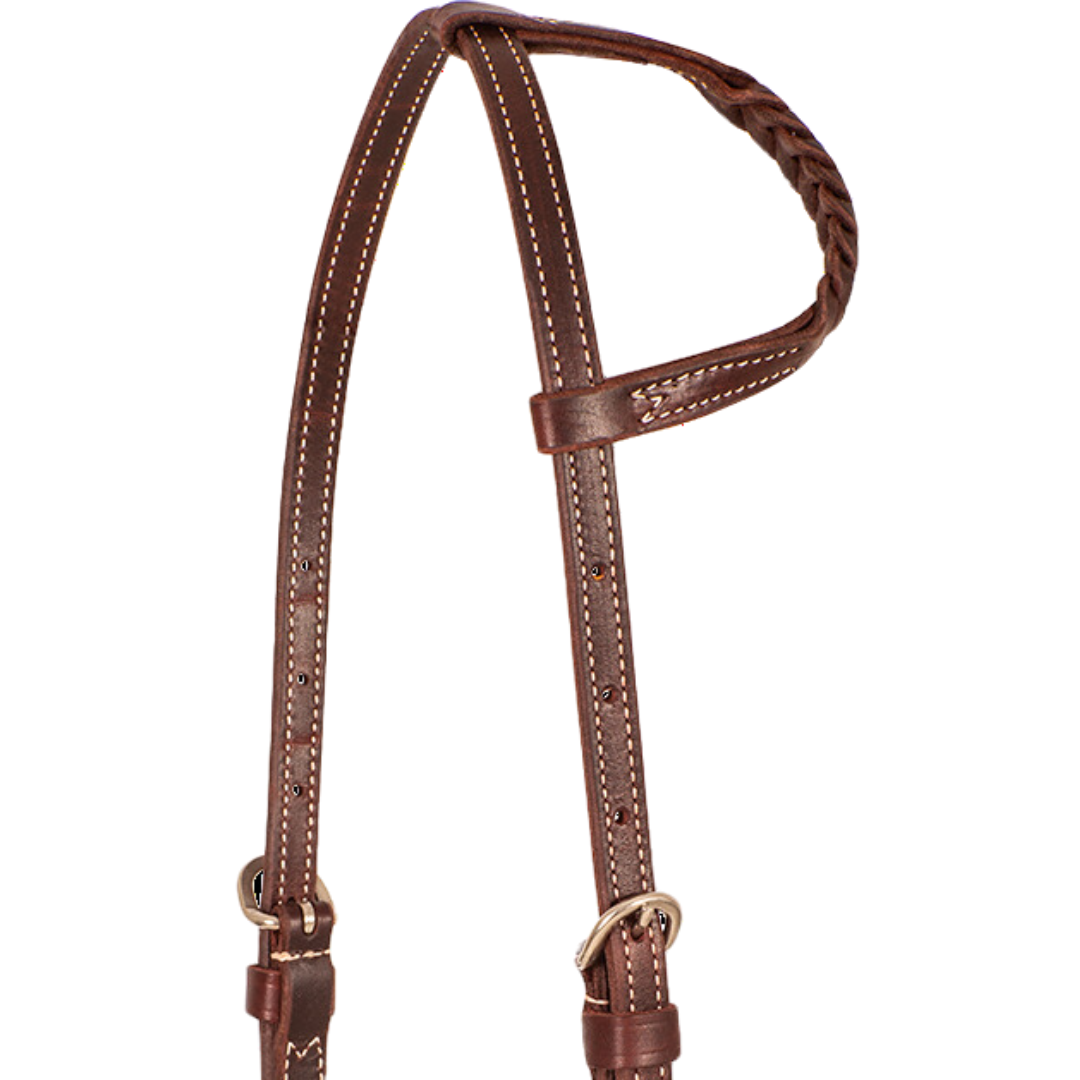 Martin Saddlery Latigo Blood Knot Slip Ear Headstall