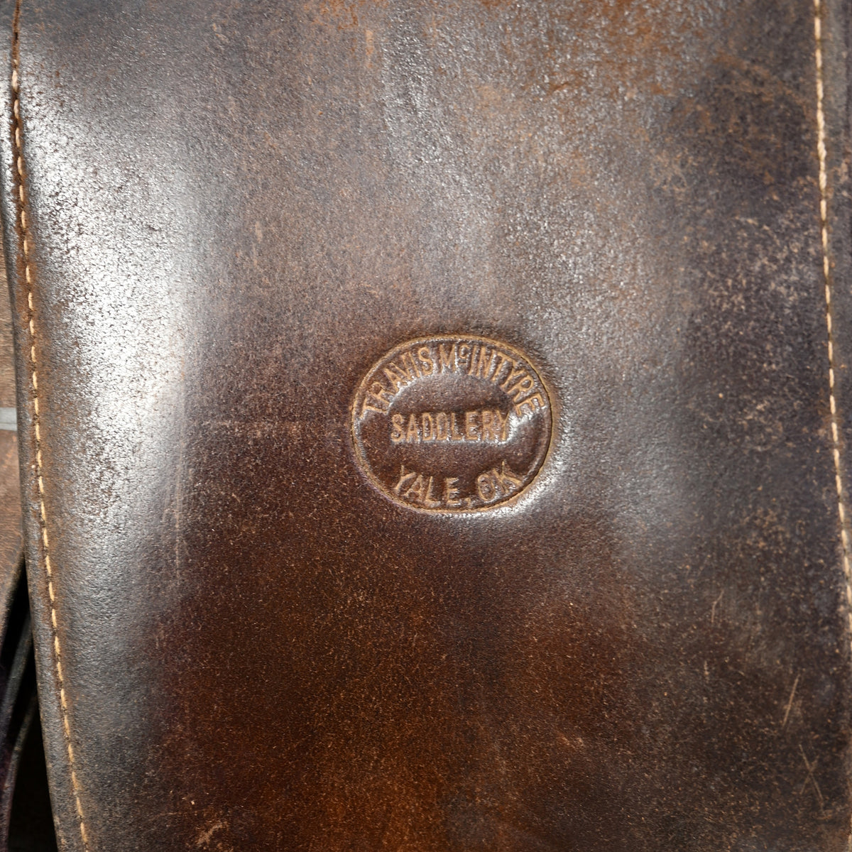 Used 15.5" Travis McIntyre Ranch Roping Saddle