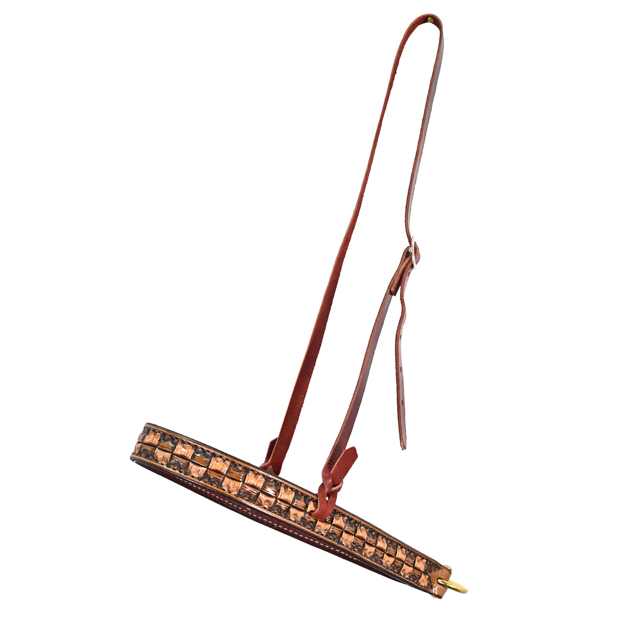 Scott Thomas Saddlery Vintage Checkerboard Tiedown Noseband