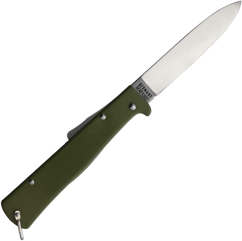 Otter-Messer Mercator Large Olive Green Carbon Pocket Knife