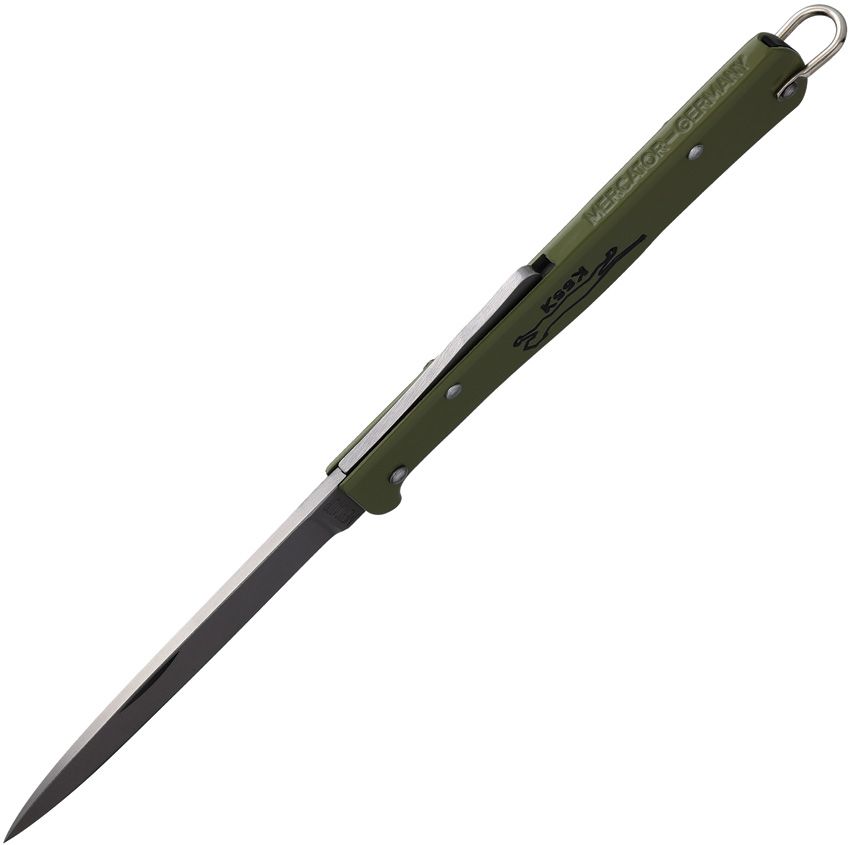 Otter-Messer Mercator Large Olive Green Carbon Pocket Knife