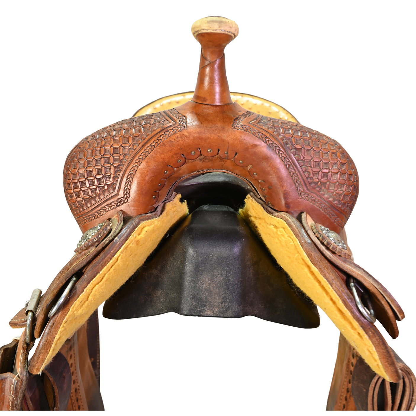 Used 14" HF&C Panhandle Series Trophy Barrel Racing Saddle