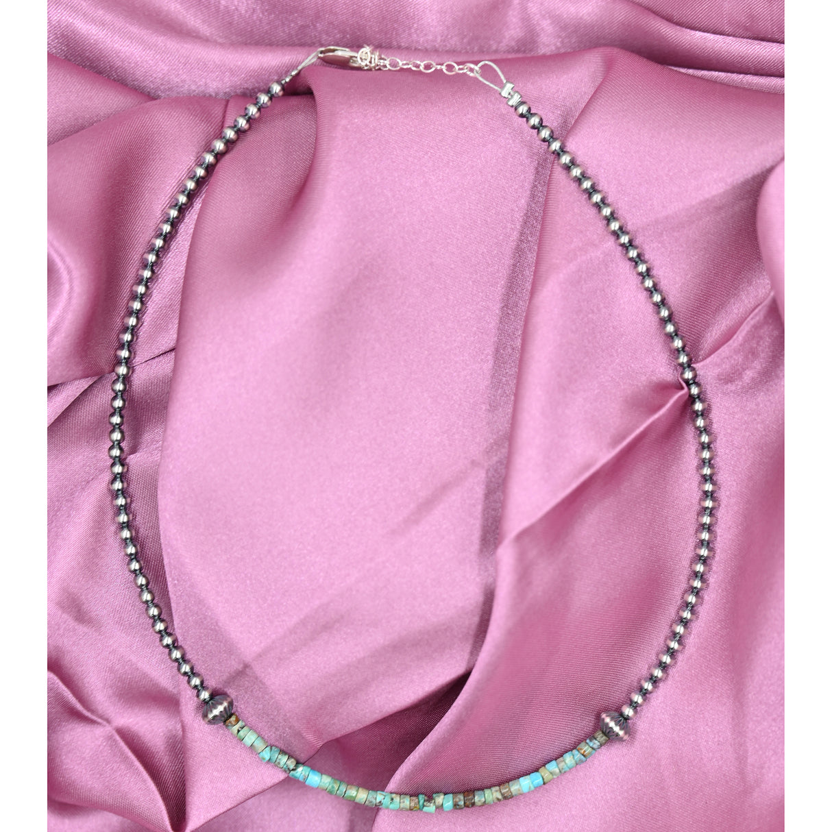 The Marie Pearl Necklace with Heishi Beads