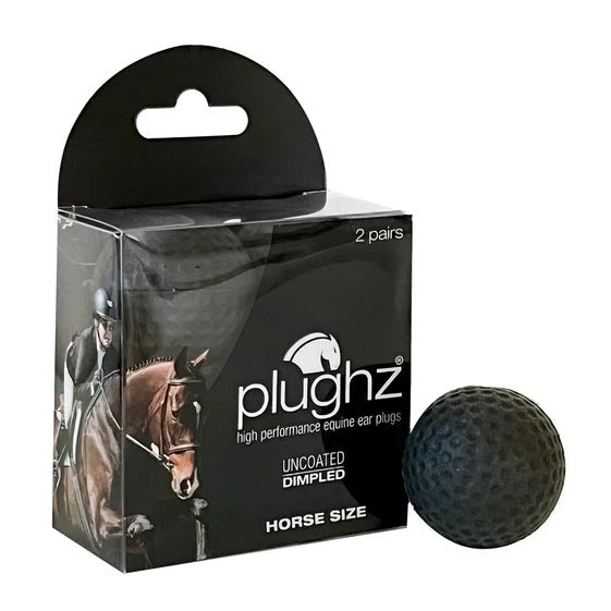 Plughz Horse Ear Plugs Dimpled/Uncoated 2-Pack