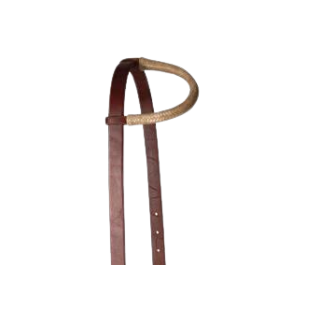 Professional's Choice Ranch Rawhide Trimmed 3/4" Slip Ear Headstall