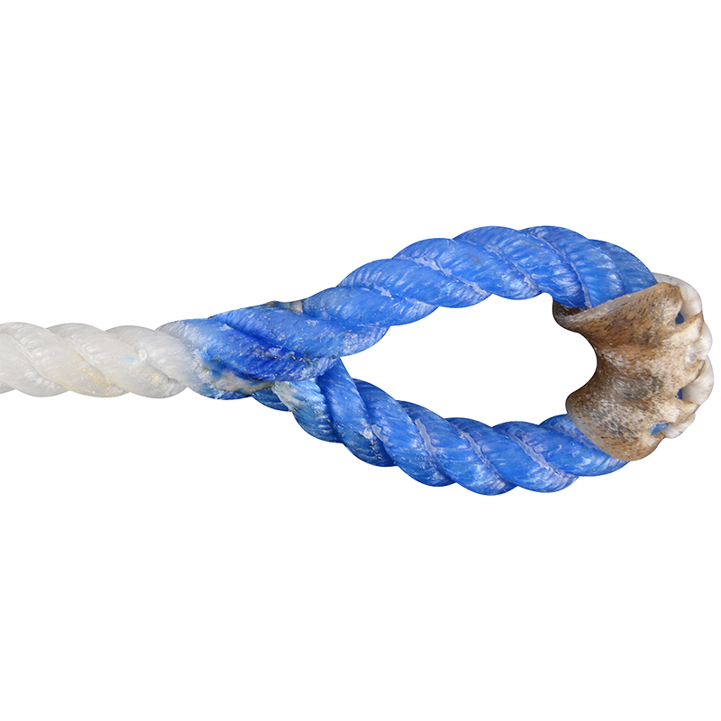 White Rattler Racer Calf Piggin String- Blue Eye 1/4"