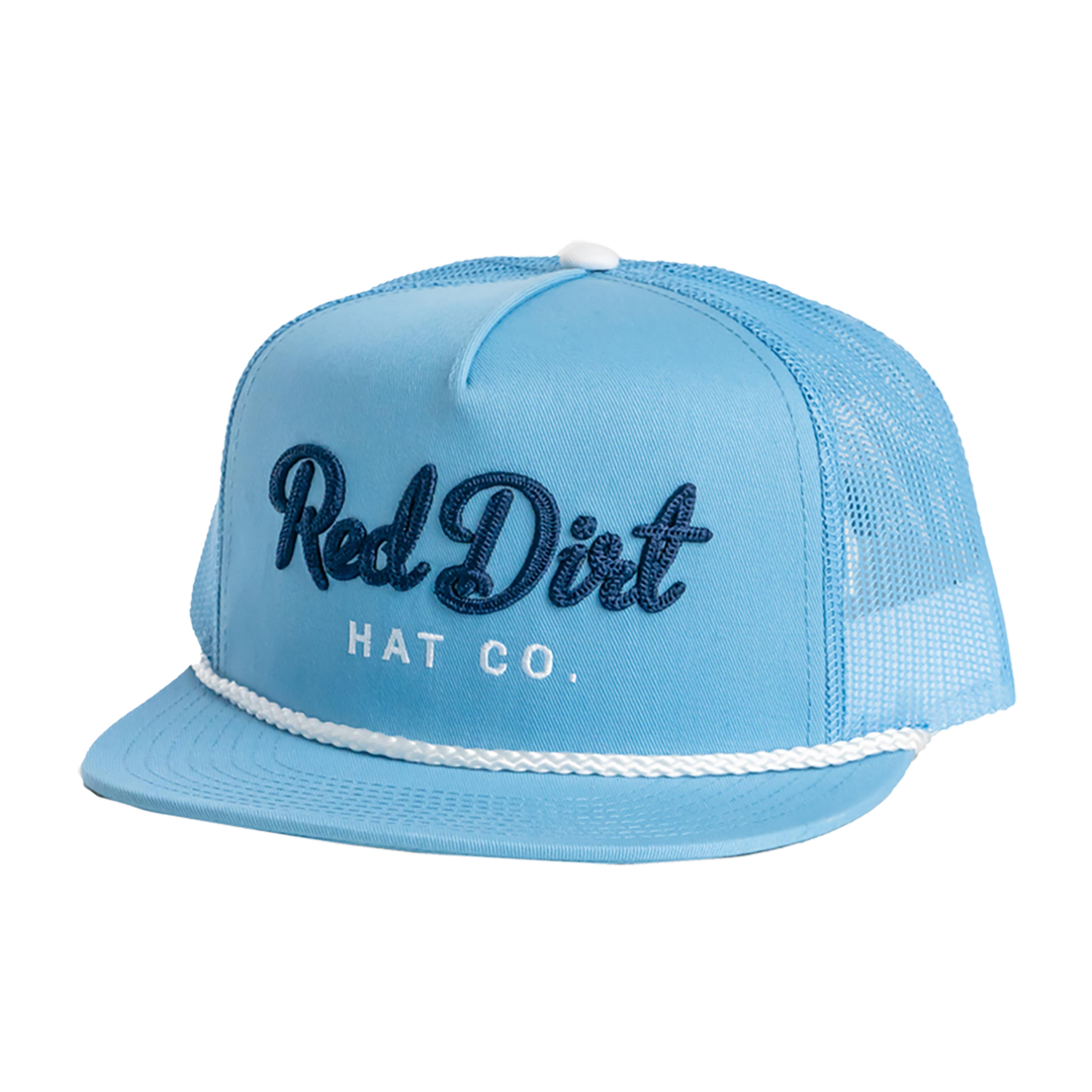 Red Dirt Hat Co. Cowboy Bill Light Blue Mesh Cap