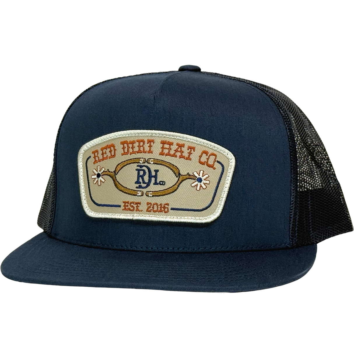 Red Dirt Hat Co. Gig 'Um Navy and Black Mesh Snapback Cap