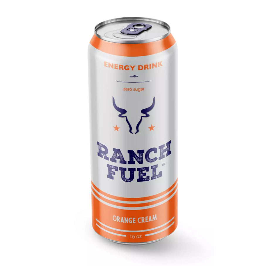 Ranch Fuel Orange Cream Energy Drink- 16oz
