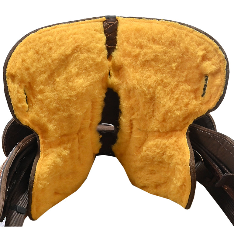 New! 10" Laramie Brown Barrel Racing Saddle By Tough One Saddlery