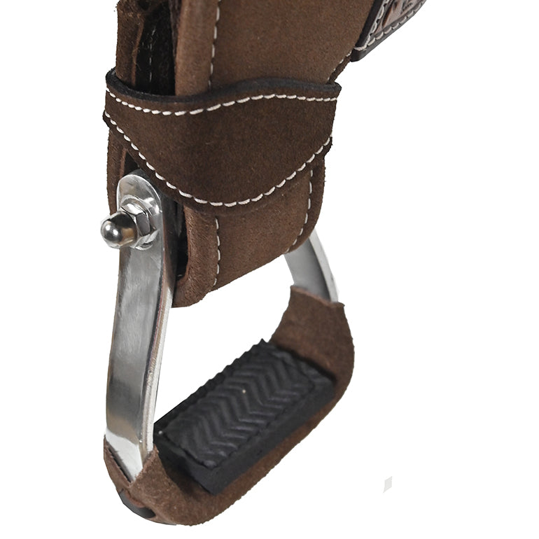 New! 10" Laramie Brown Barrel Racing Saddle By Tough One Saddlery