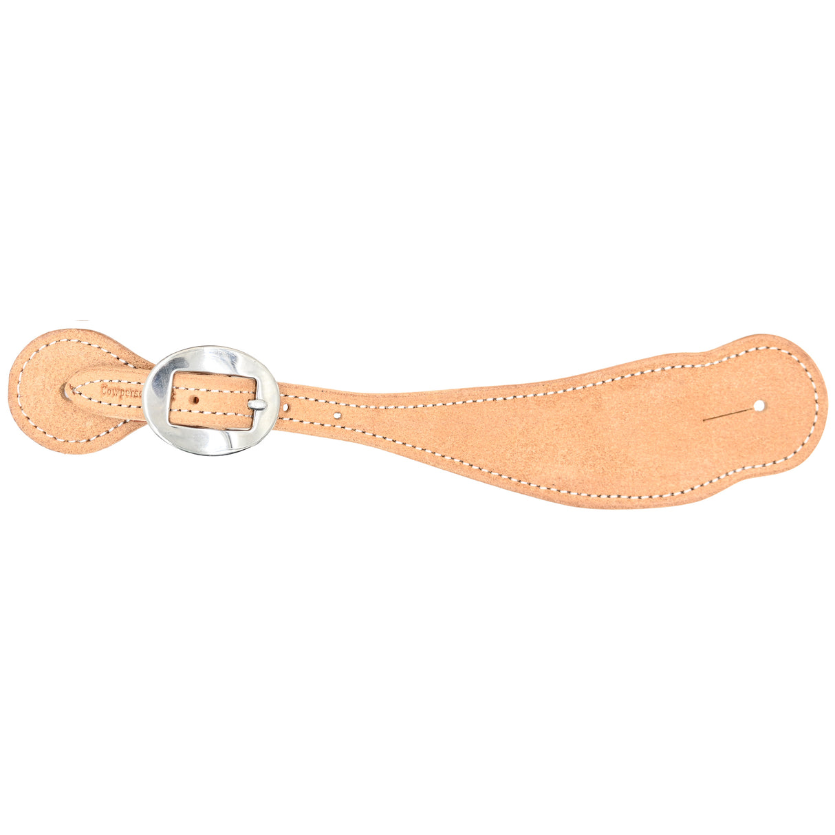 Cowperson Tack Men's Roughout Spur Straps with Stainless Buckles