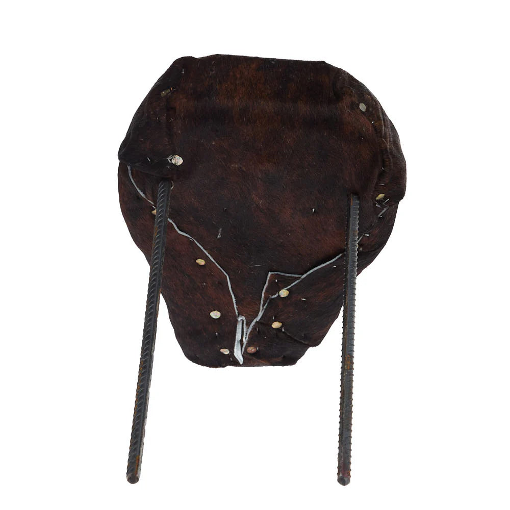 Rank Racks Necks Cowhide Covered Roping Dummy