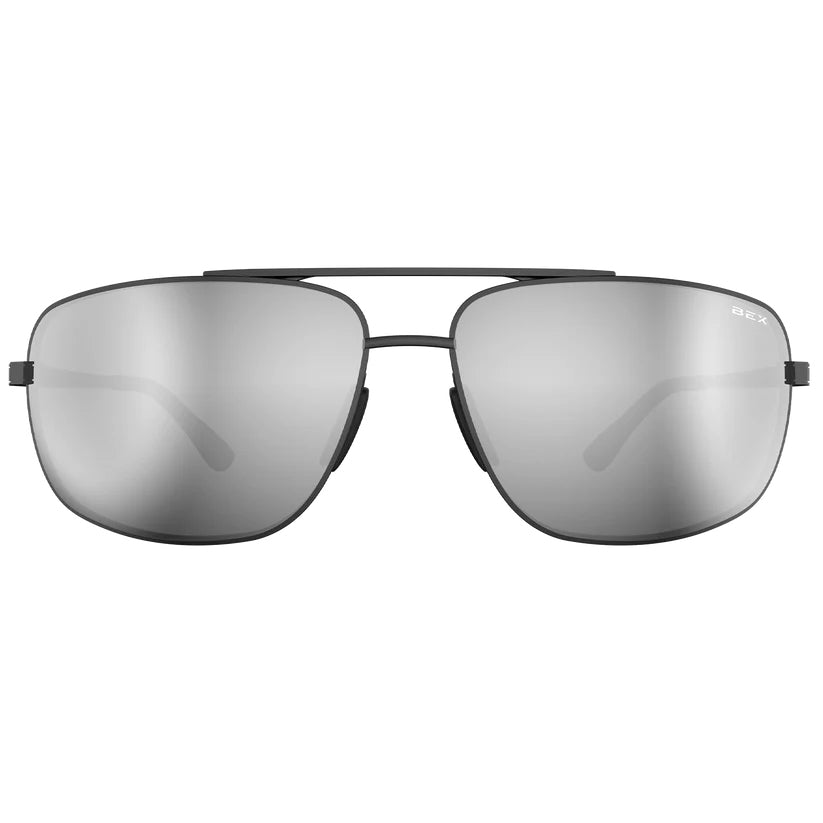 BEX Sunglasses Gambit- Polished Black/Grey/Silver