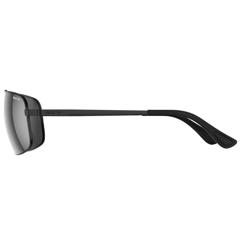 BEX Sunglasses Gambit- Polished Black/Grey/Silver