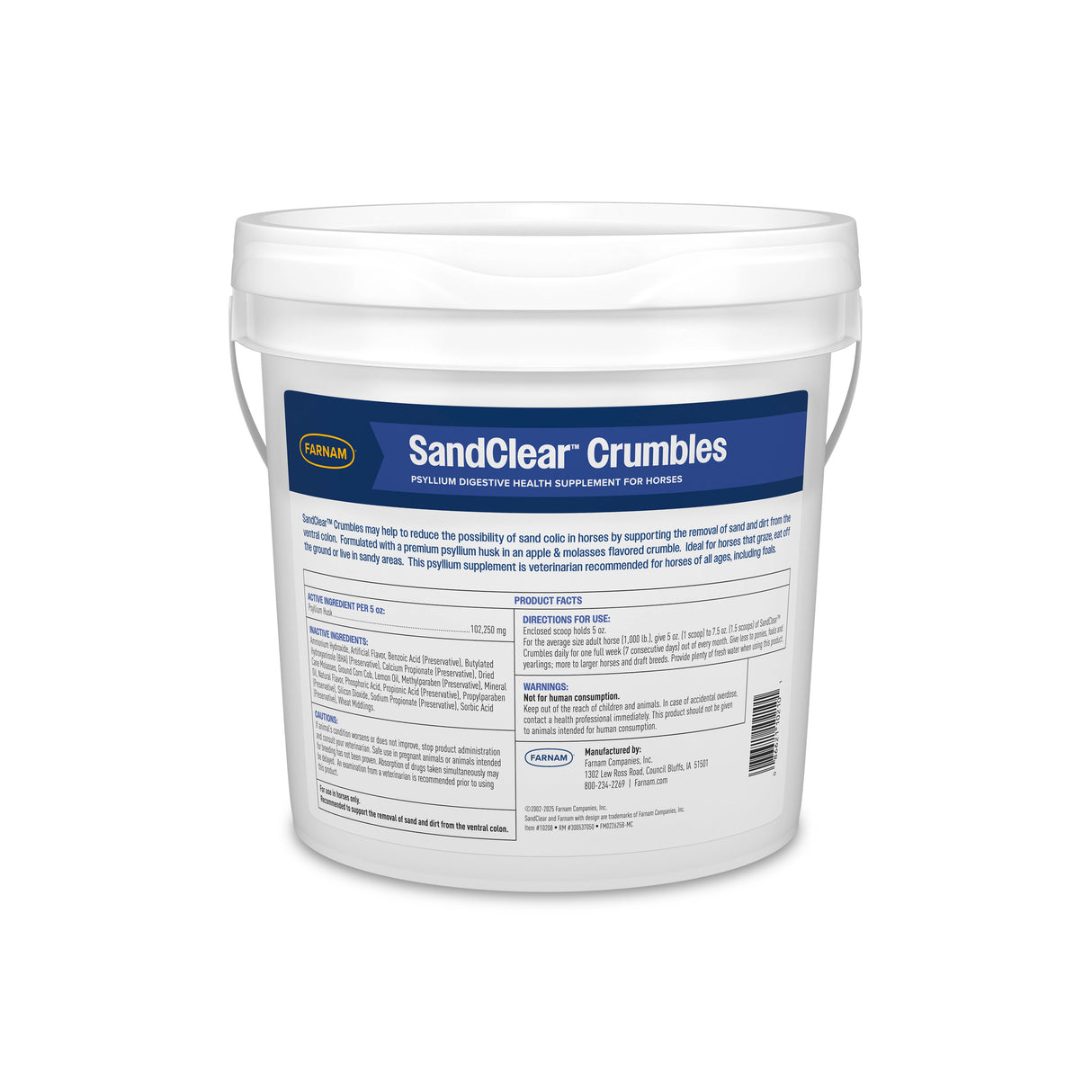 Farnam SandClear Natural Psyllium Crumbles- 10lb
