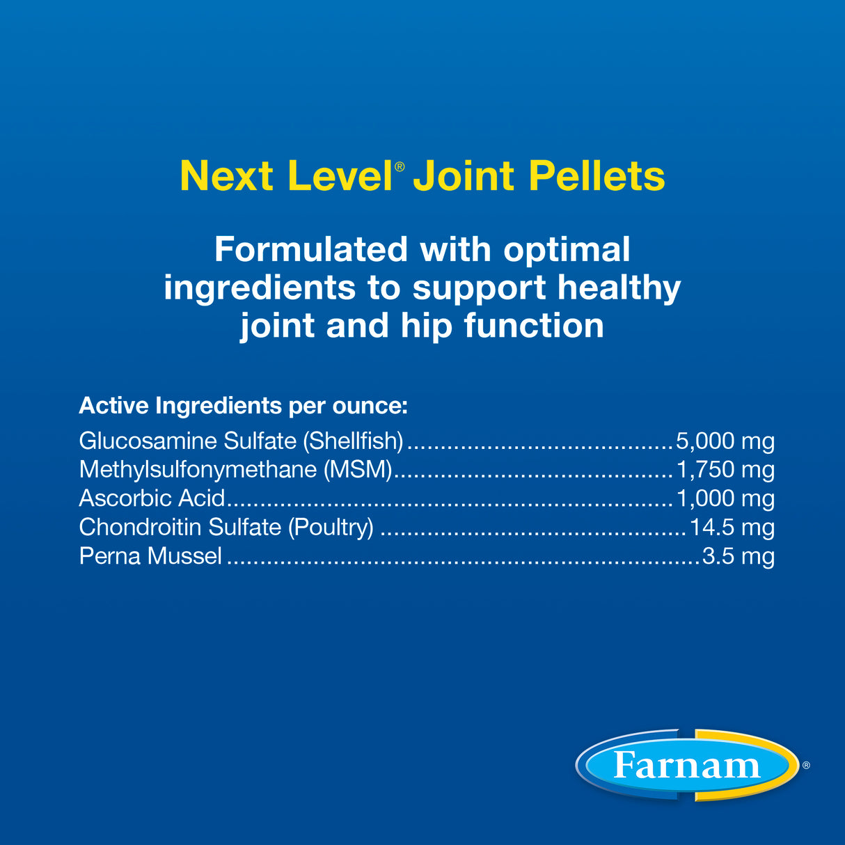 Farnam Next Level Performance Pelleted Joint Supplement- 1.875lb