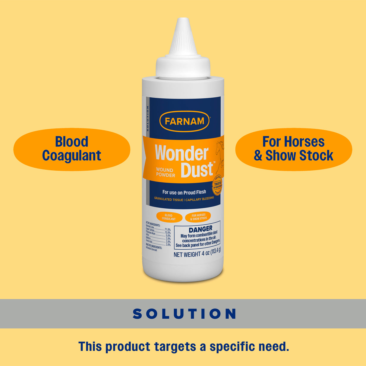 Farnam Wonder Dust Wound Powder- 4oz.