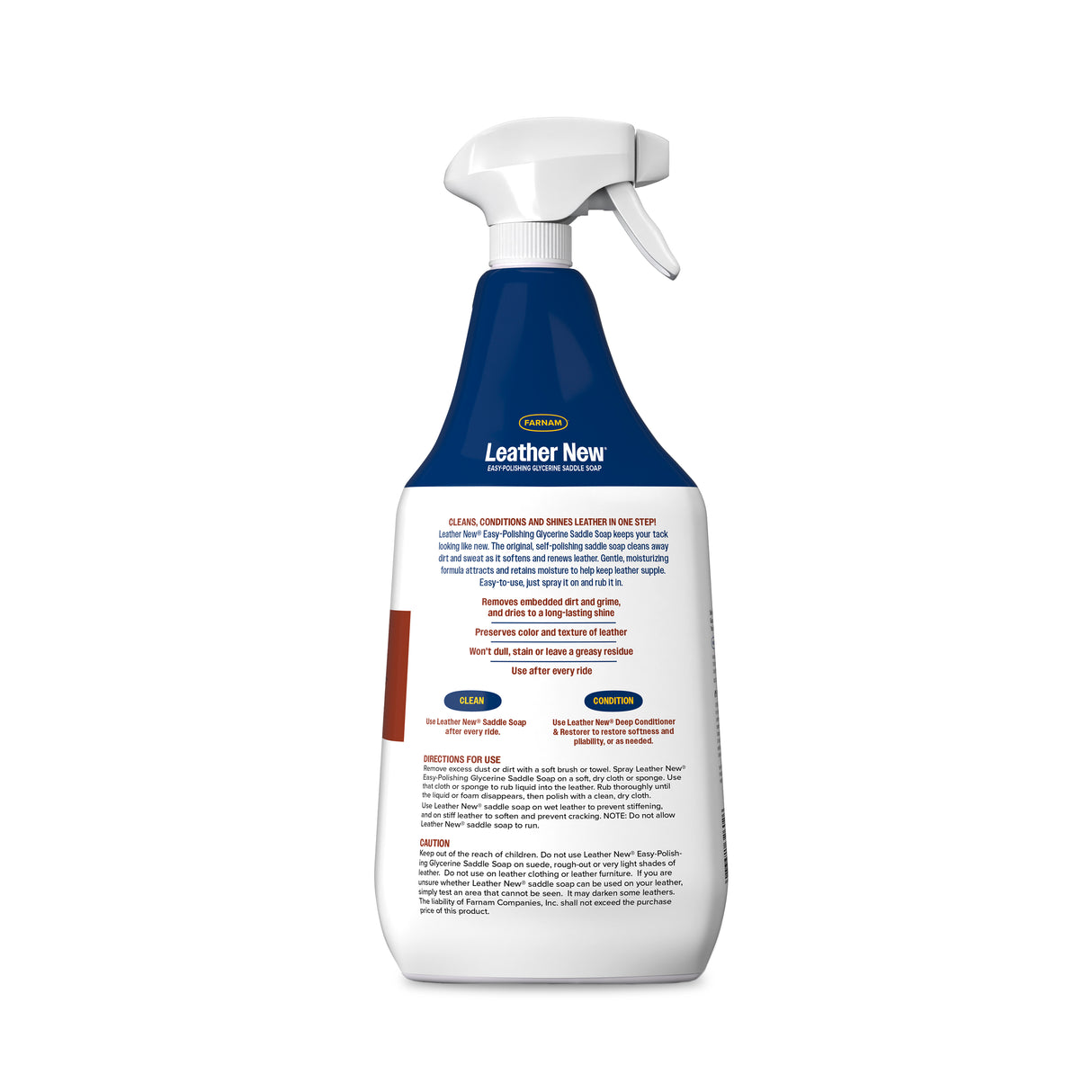 Farnam Leather New Easy-Polishing Glycerine Saddle Soap- 32oz.