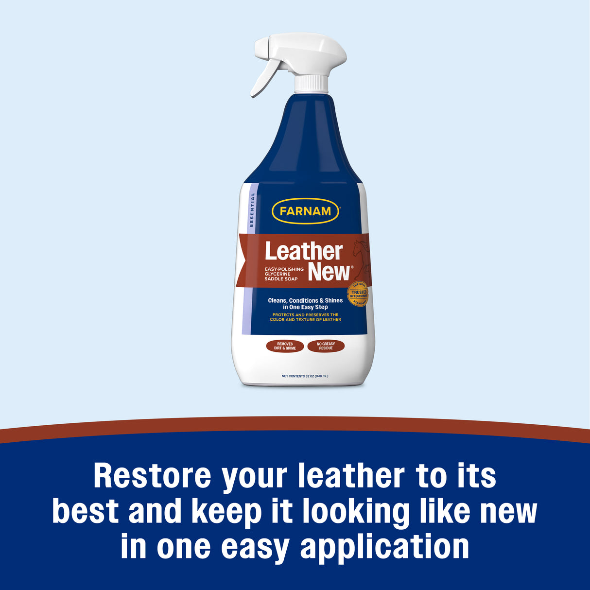 Farnam Leather New Easy-Polishing Glycerine Saddle Soap- 32oz.