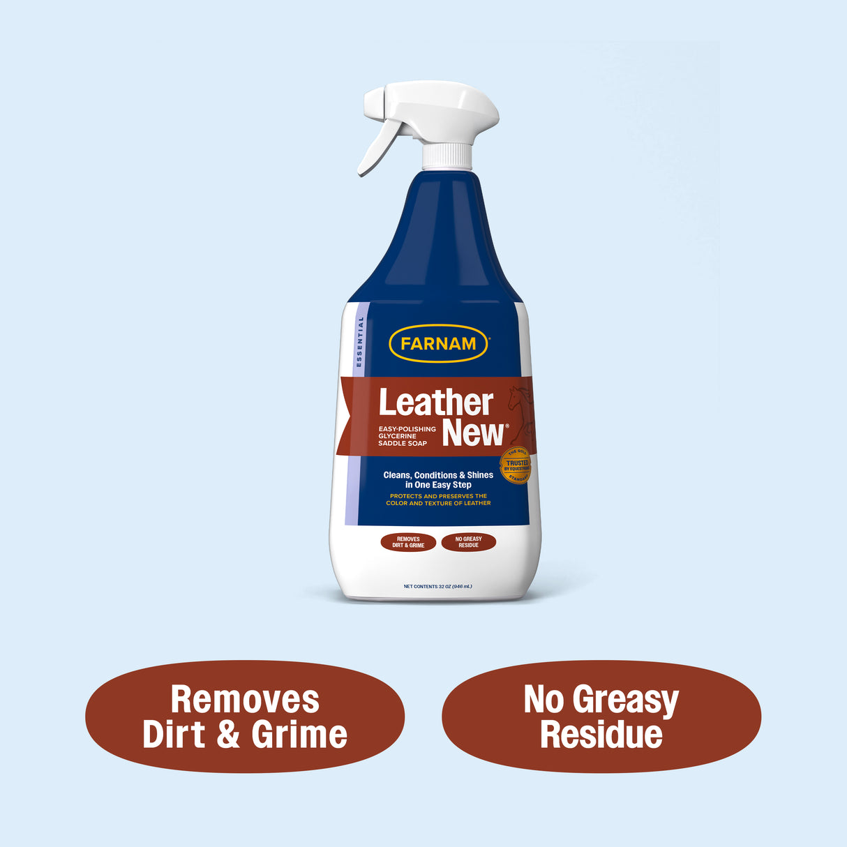 Farnam Leather New Easy-Polishing Glycerine Saddle Soap- 32oz.