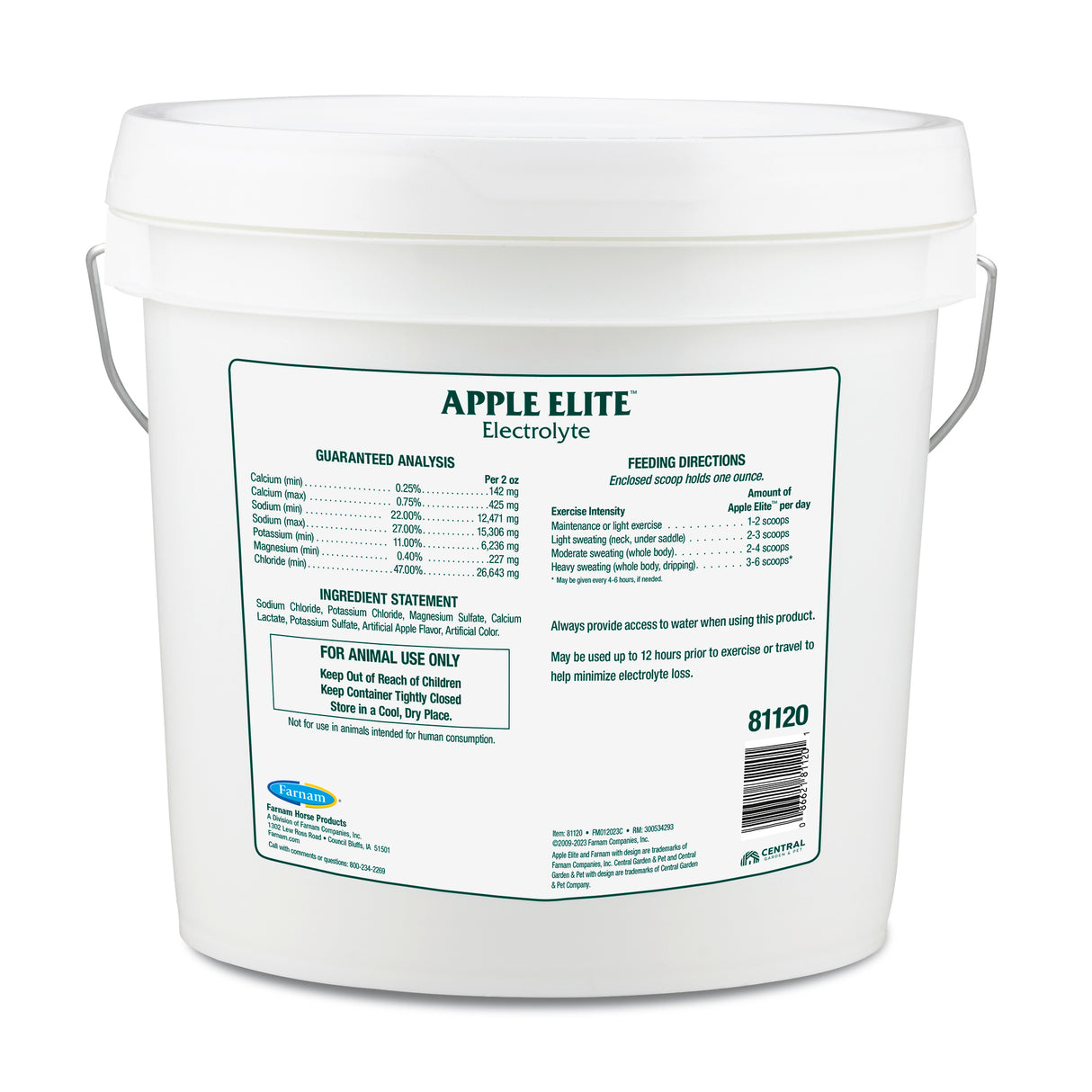 Farnam Apple Elite Electrolyte Powder- 20lb