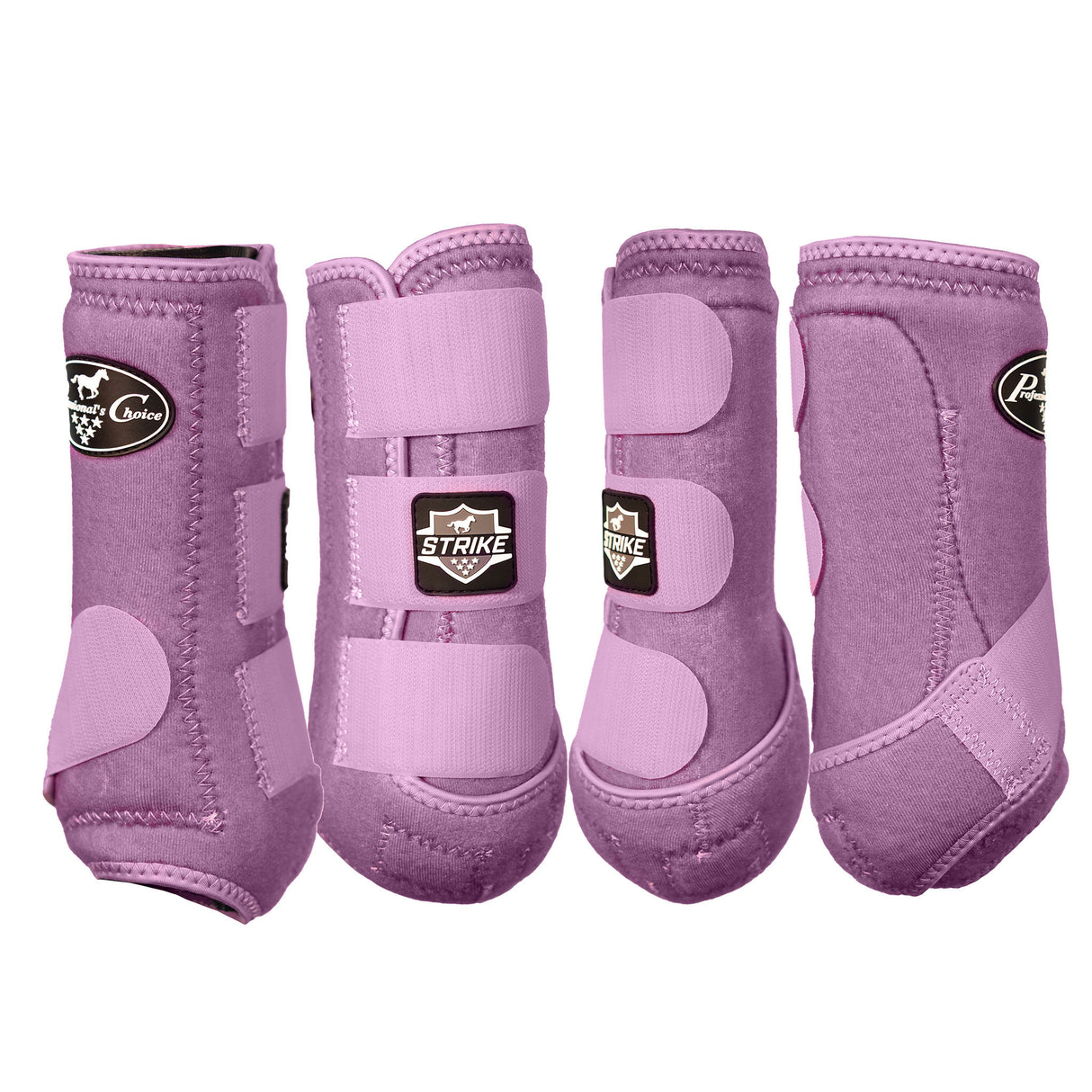 Professional's Choice Strike Value 4 Pack Sports Medicine Boots- Orchid