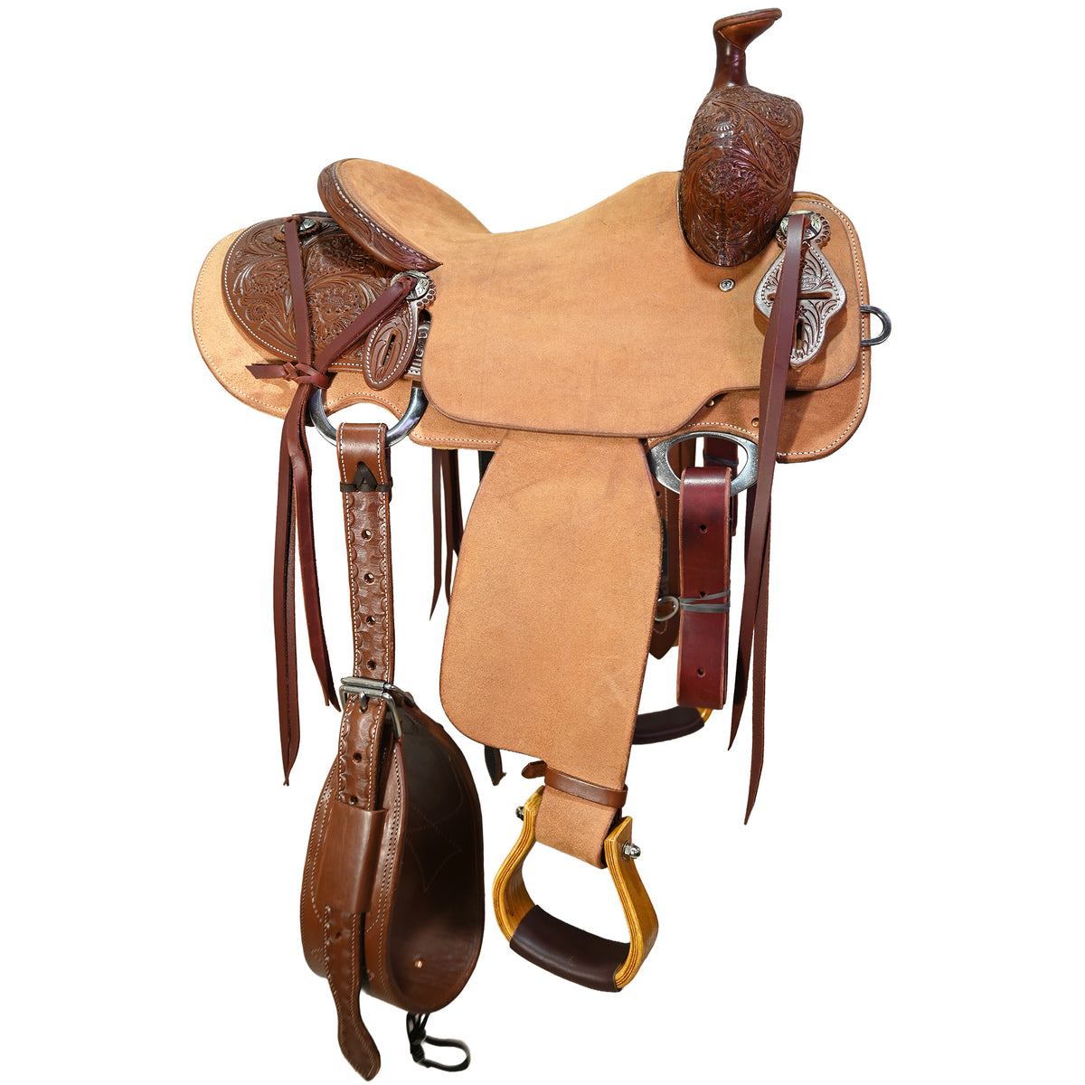 New! 14.5" Cactus Will James Ranch Saddle