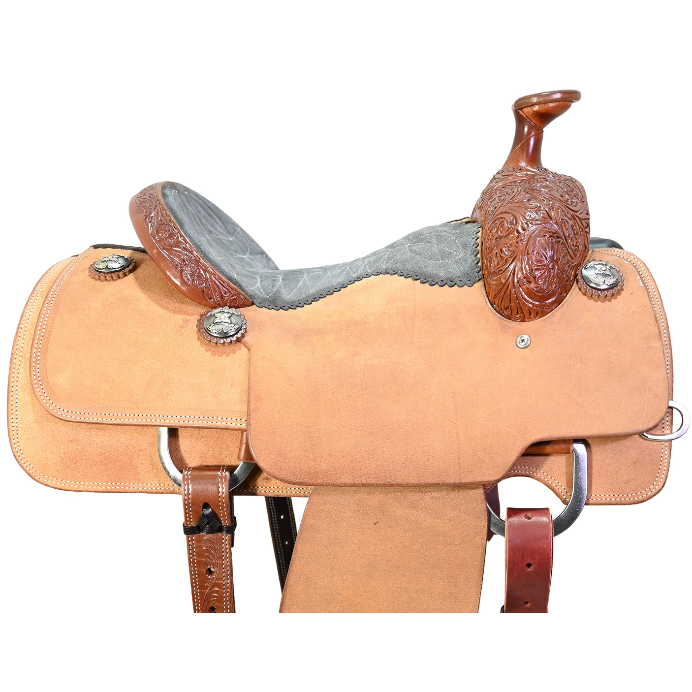 New! 14" Relentless by Cactus Team Roping Saddle