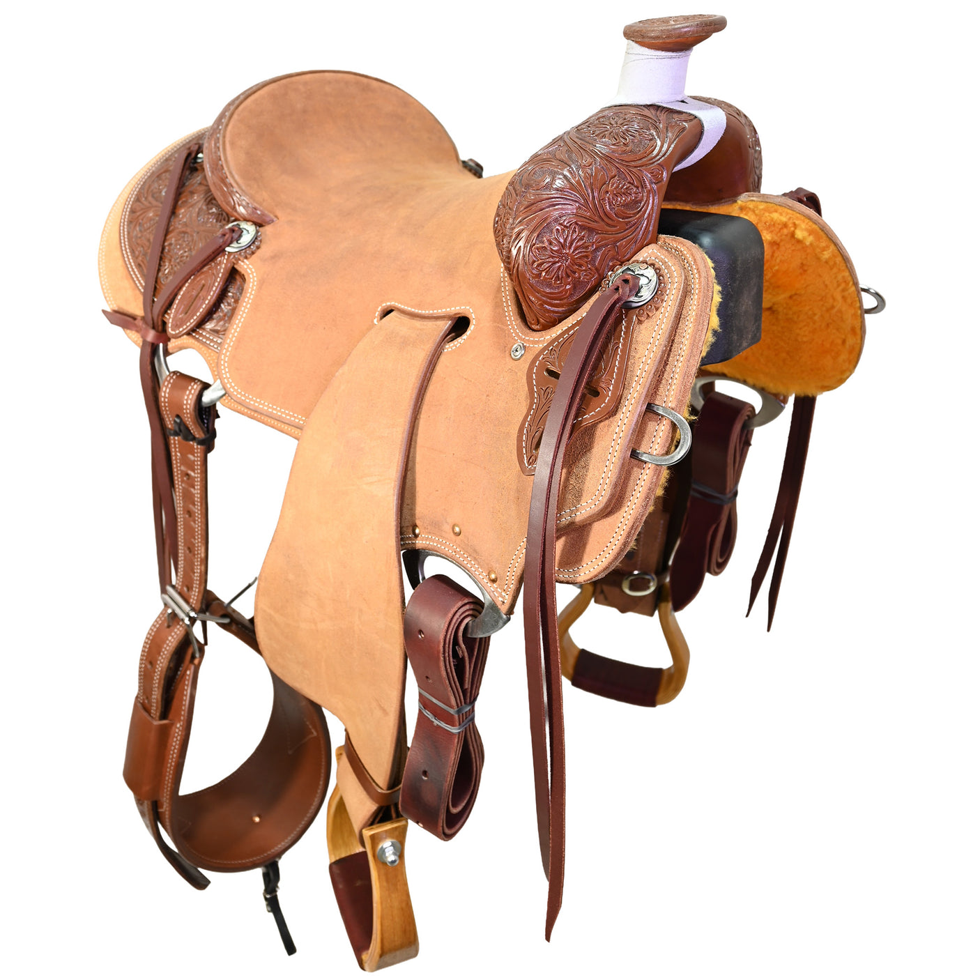 New! 15.5" Cactus Ranch Saddle