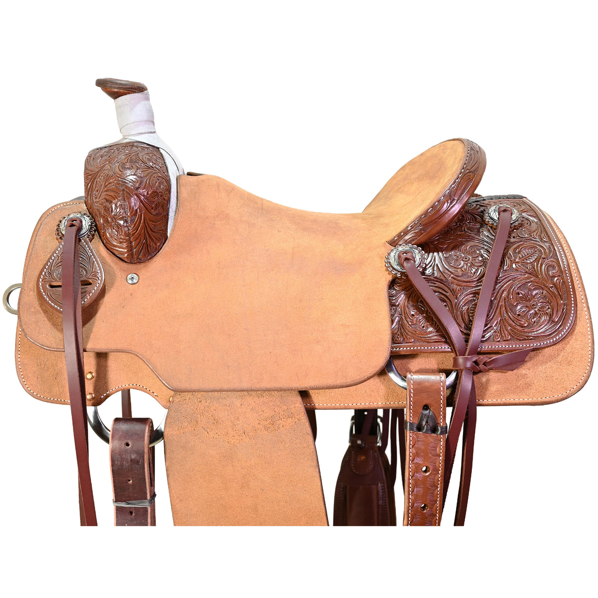 New! 15" Cactus Amarillo Roper Ranch Saddle