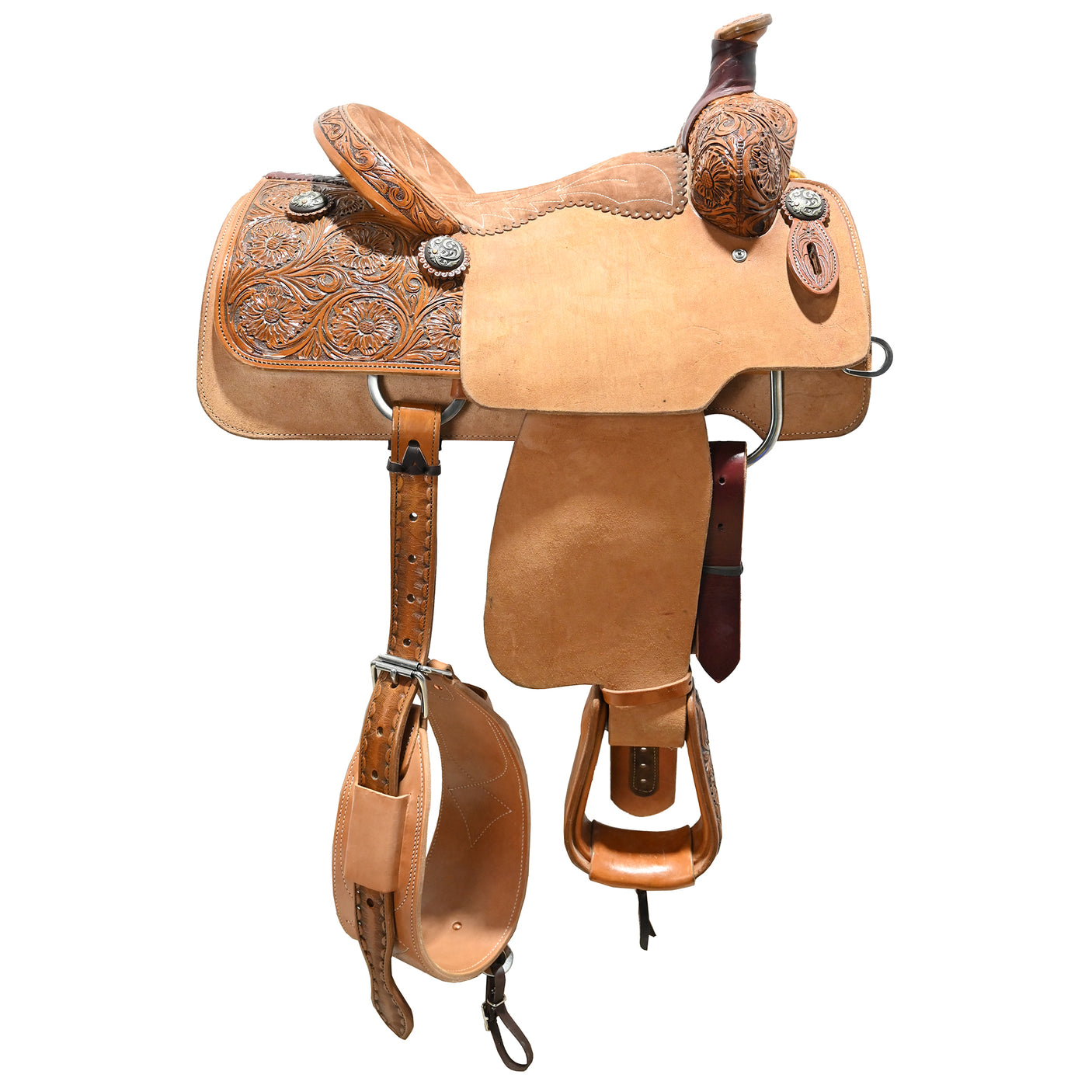 SOLD! New! 14" Cactus Calf Roping Saddle