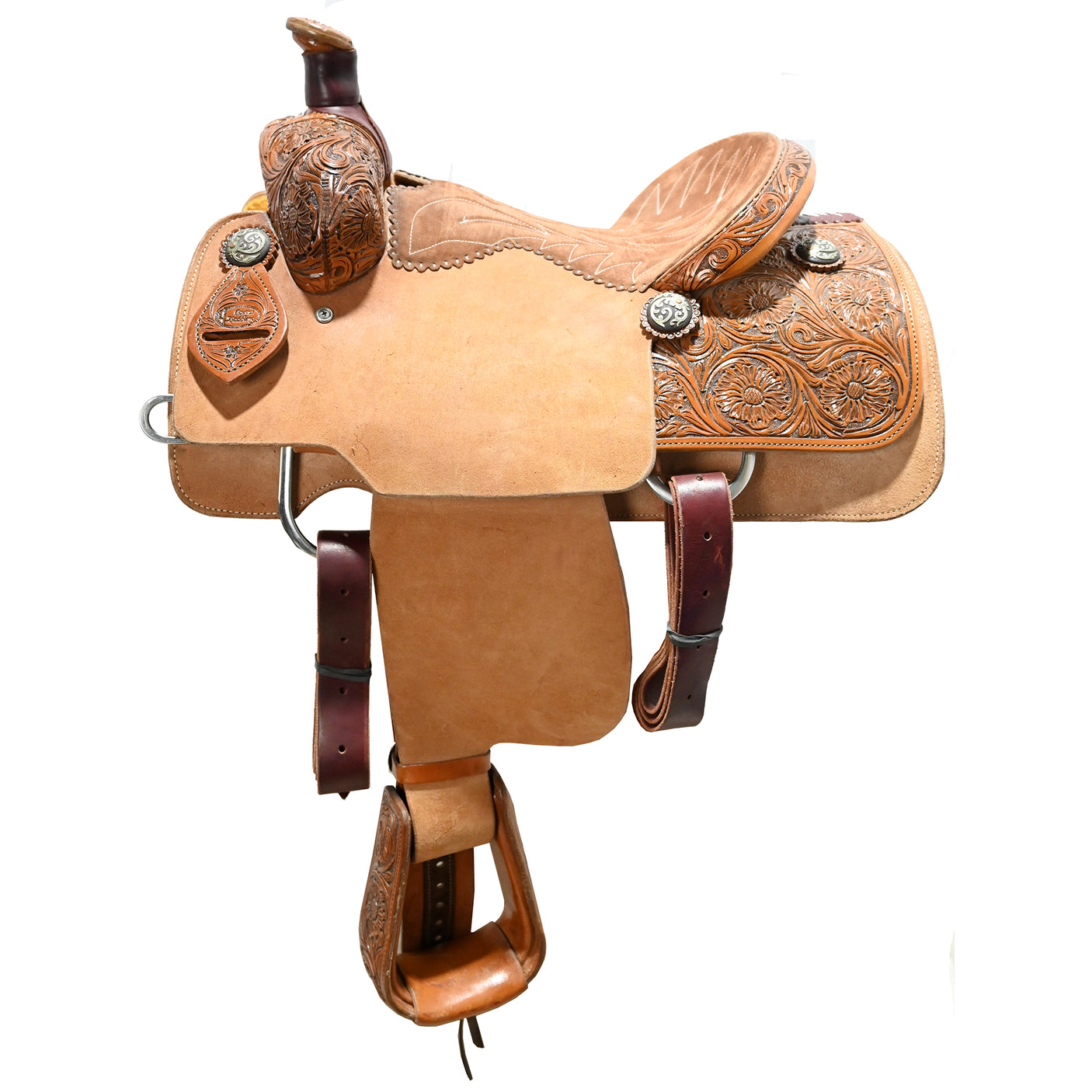 SOLD! New! 14" Cactus Calf Roping Saddle