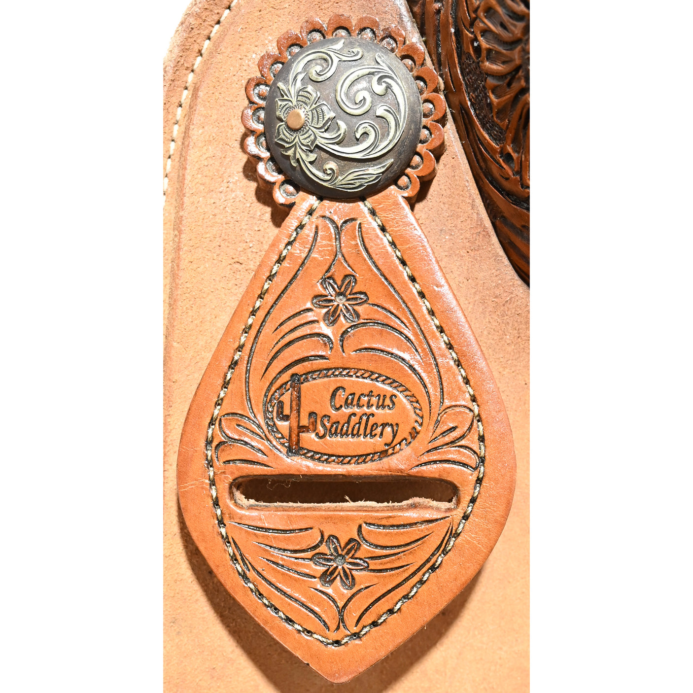 SOLD! New! 14" Cactus Calf Roping Saddle