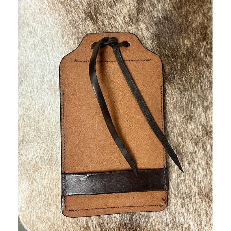 Schulz Equine Back Cinch Cell Phone Holder- Cowhide