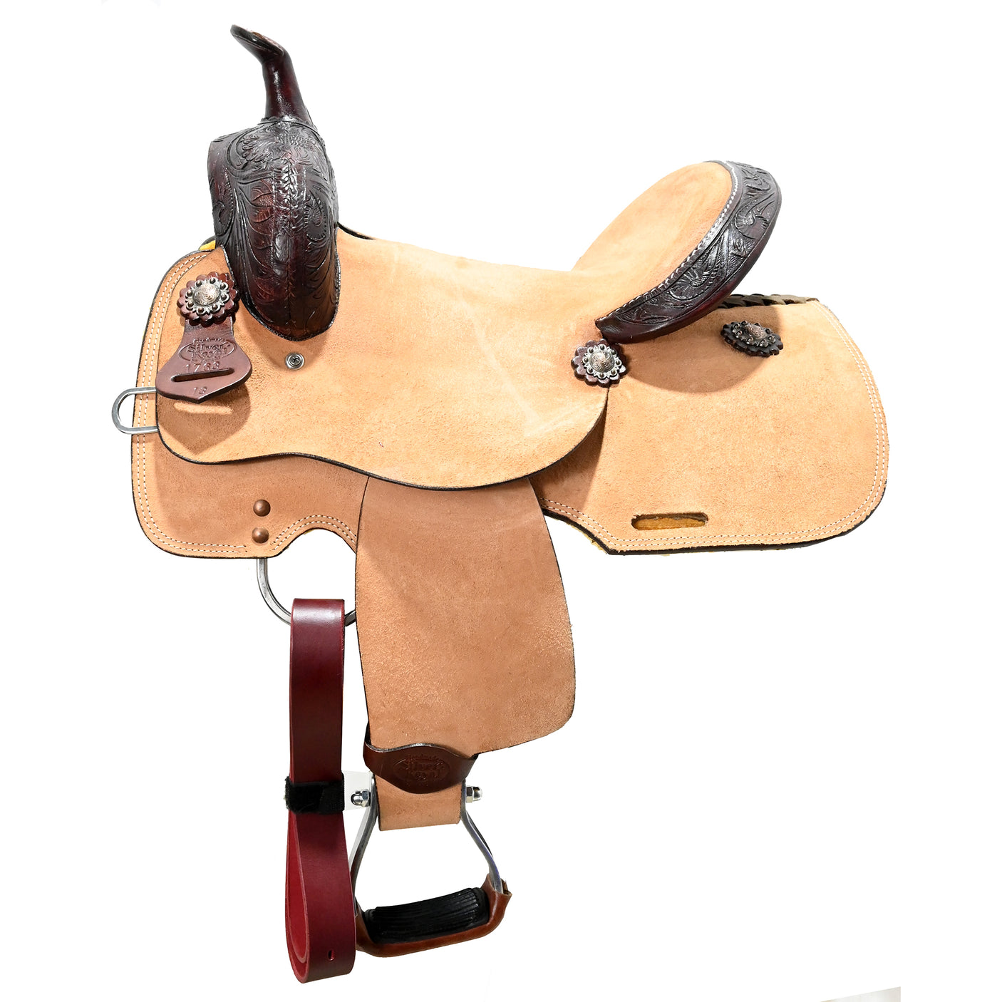 New! 12" Silver Royal by Tough-1 Brooks Barrel Racing Saddle