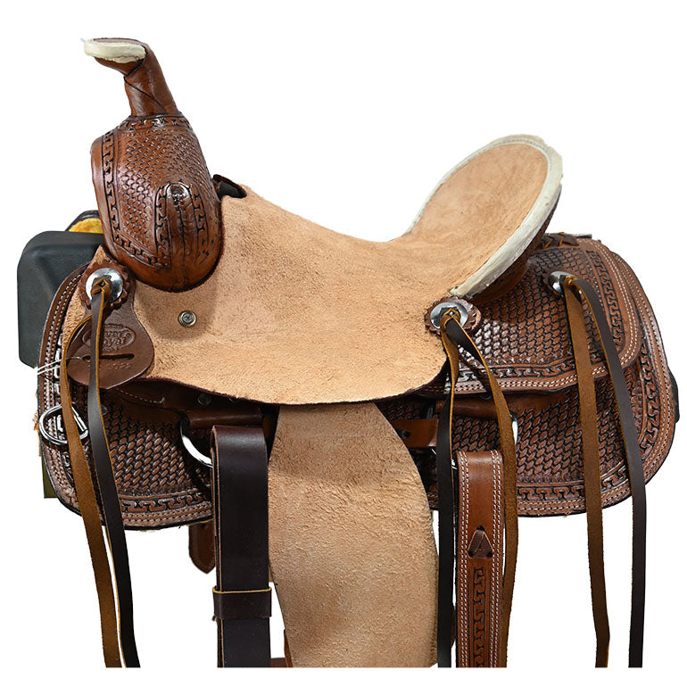 SOLD! New! 12" Lincoln Youth Roping Saddle