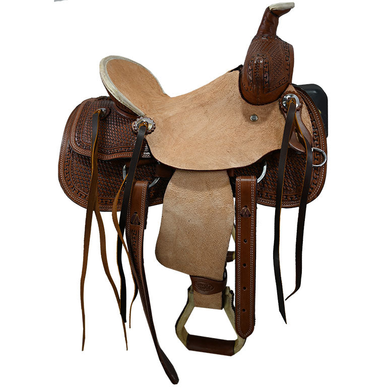 SOLD! New! 12" Lincoln Youth Roping Saddle