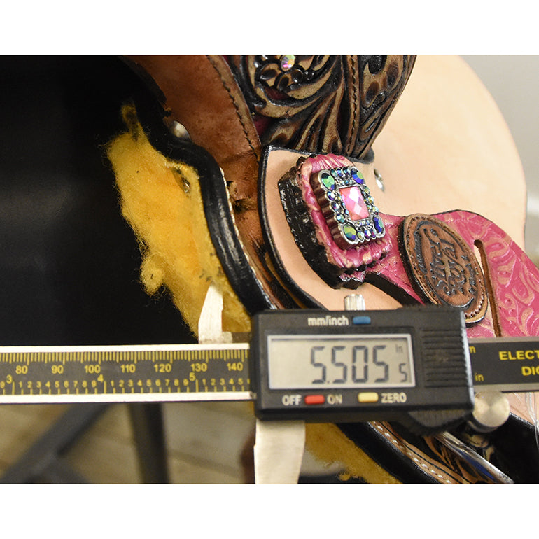 New! 13" Azalea Barrel Racing Youth Saddle