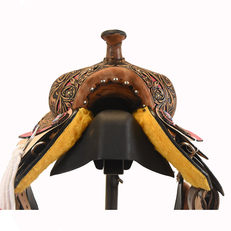 New! 13" Azalea Barrel Racing Youth Saddle