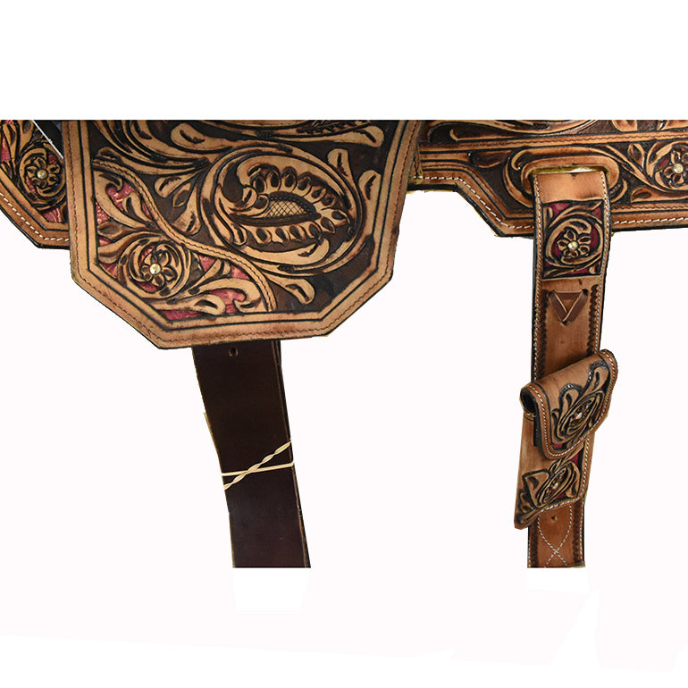 New! 13" Azalea Barrel Racing Youth Saddle