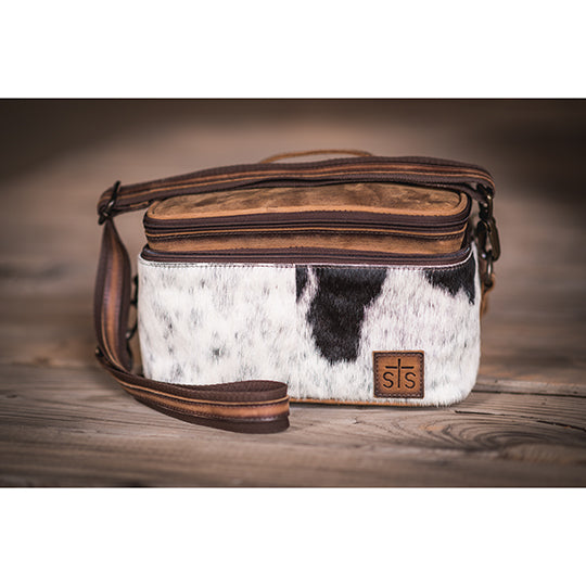 STS Ranchwear Cowhide Glamour Makeup Organizer