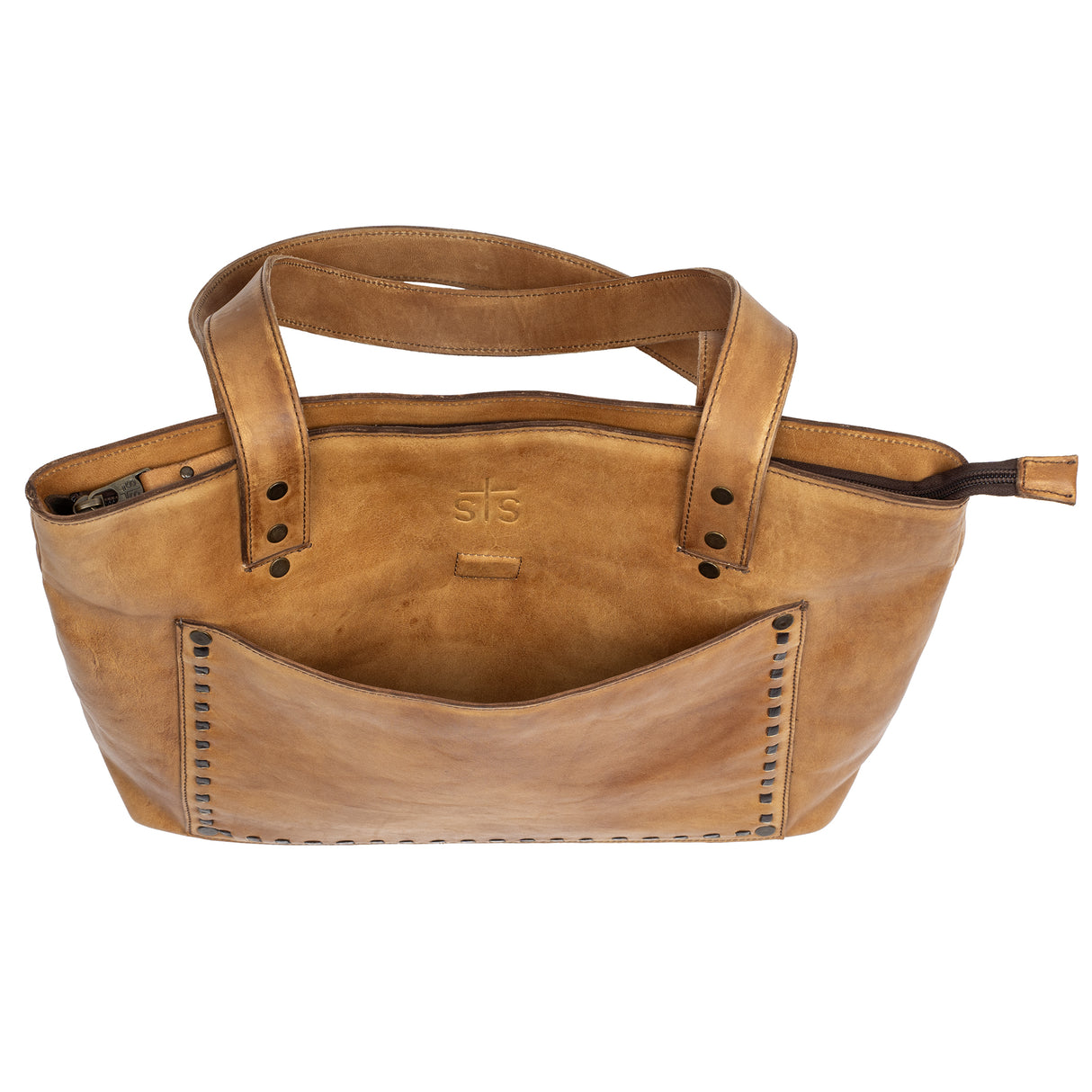 STS Ranchwear Caramel Bandera Simple Tote Purse