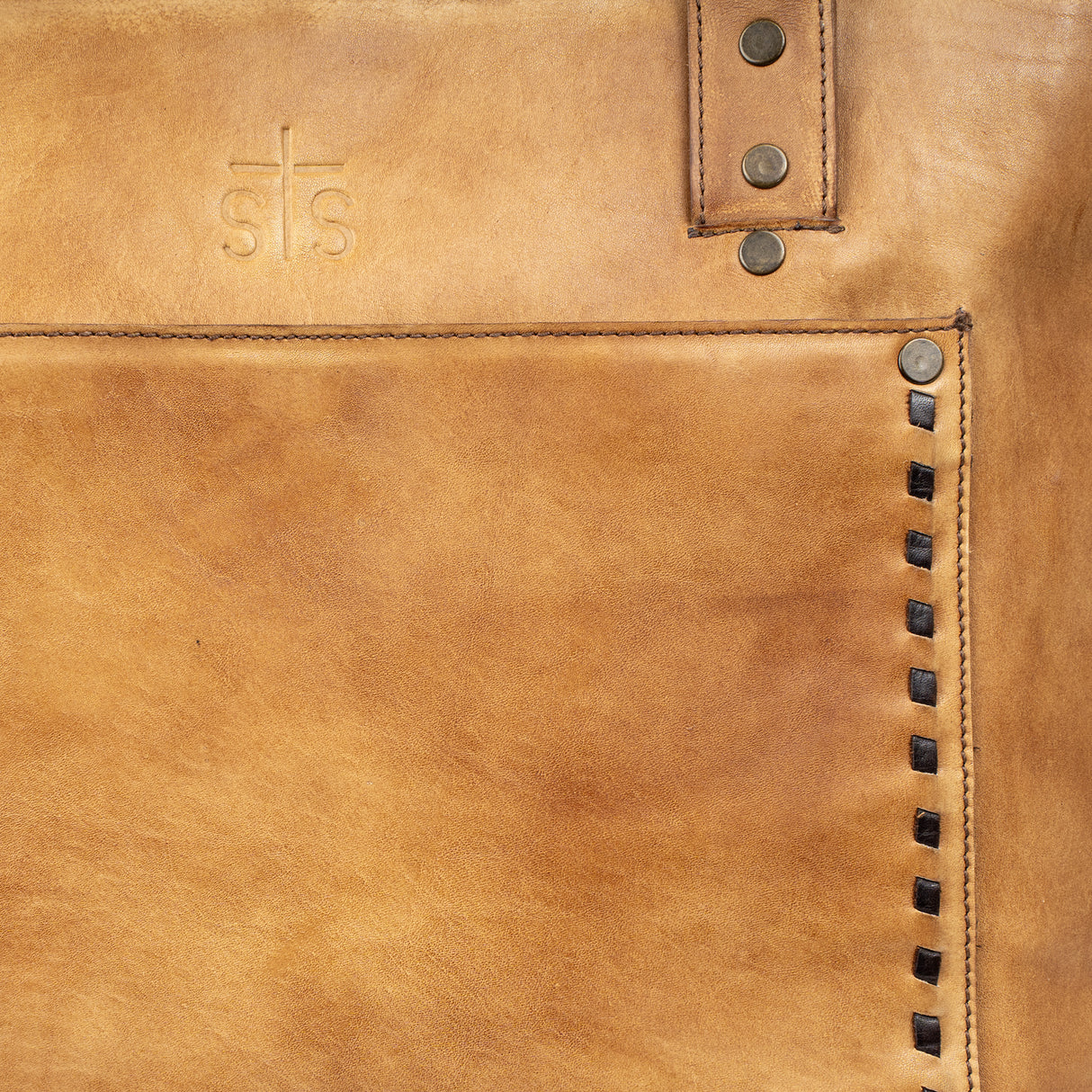 STS Ranchwear Caramel Bandera Simple Tote Purse