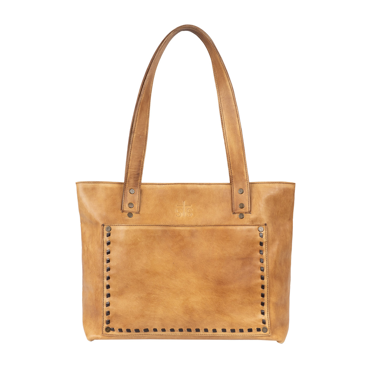 STS Ranchwear Caramel Bandera Simple Tote Purse
