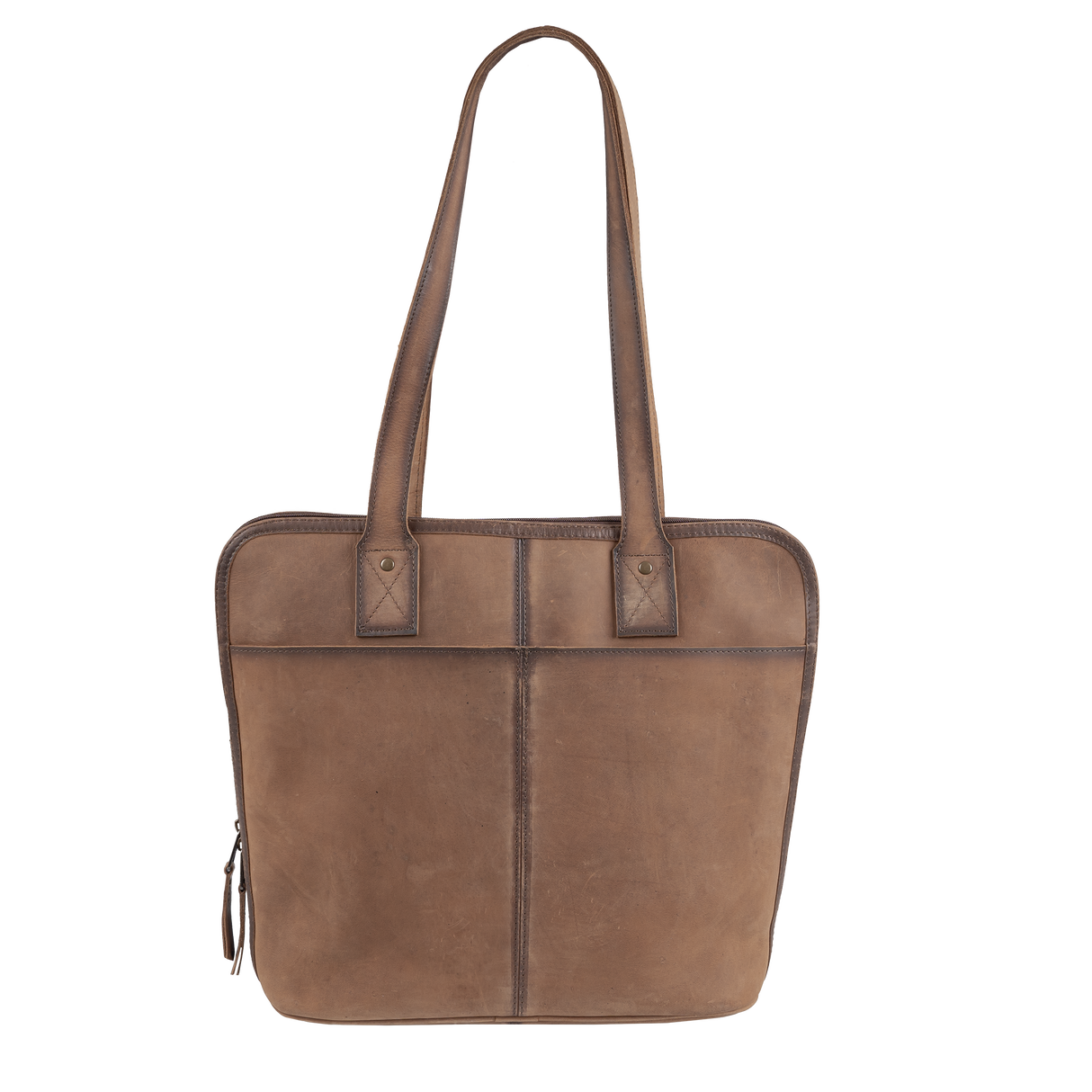 STS Ranchwear Cowhide Laptop Shopper Bag