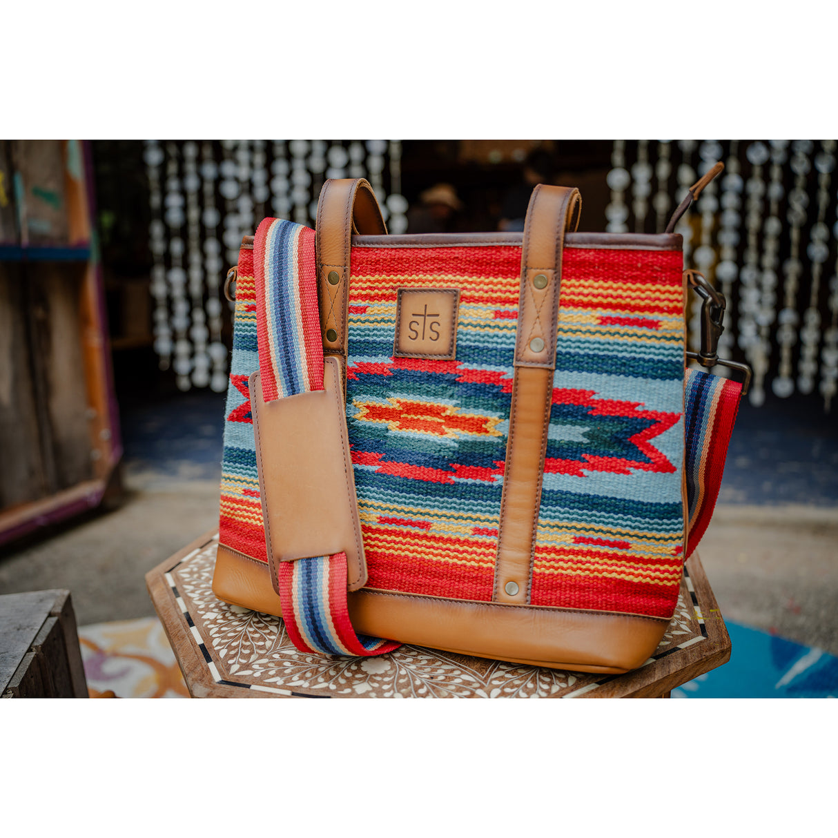STS Ranchwear Chaynee Valley Serape Tiffany Crossbody Tote