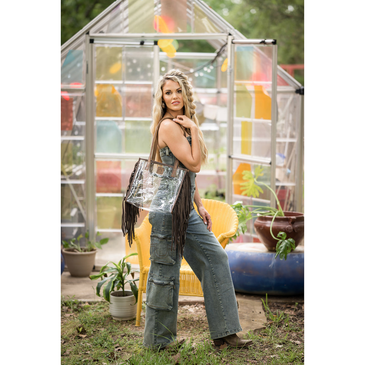 STS Ranchwear Stadium Rules Fringe Tote Bag