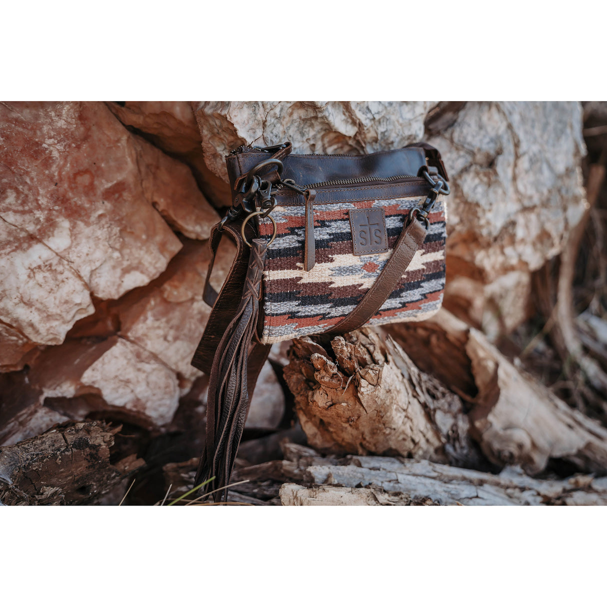 STS Ranchwear Guadalupe Serape Lily Crossbody Purse